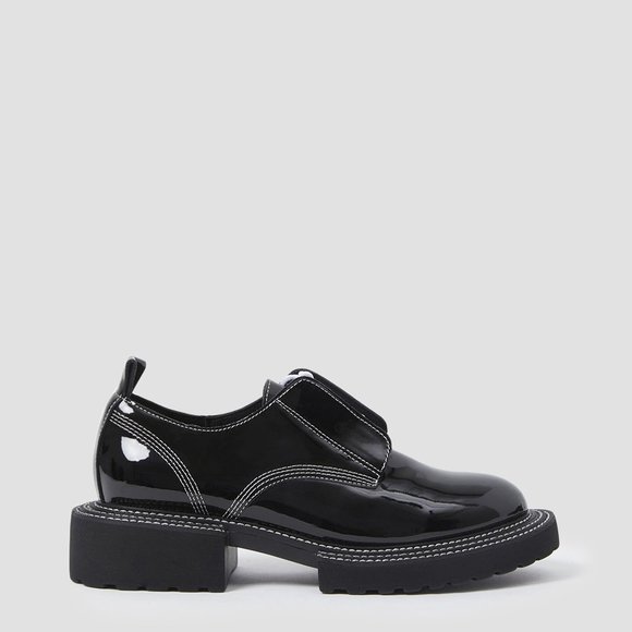 NWOT Oxford Leather Loafers - Picture 1 of 3